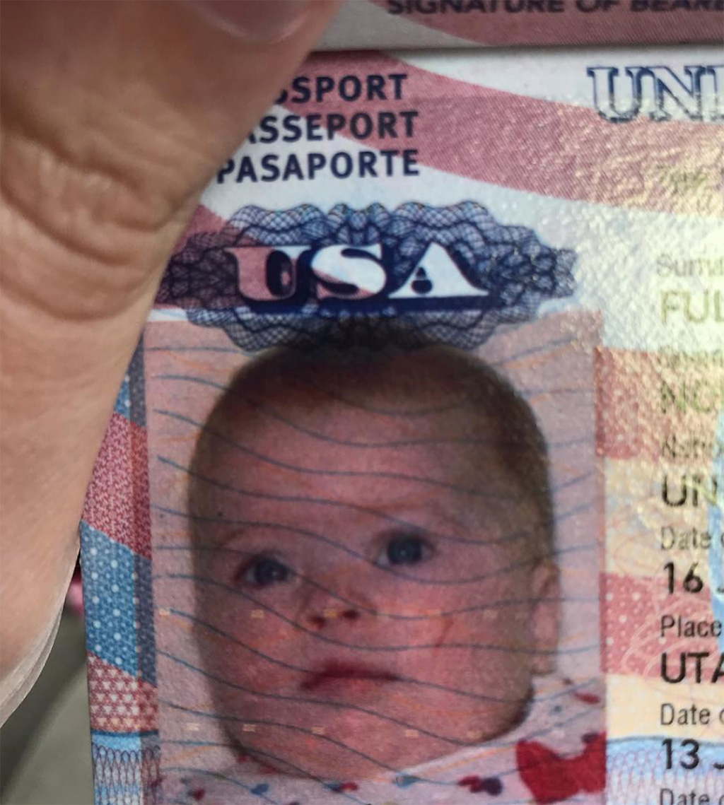 How To Get A Newborn A Passport Dotting The Map   Newborn Passport Photo 