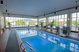 indoor pool at the Chattanoogan hotel