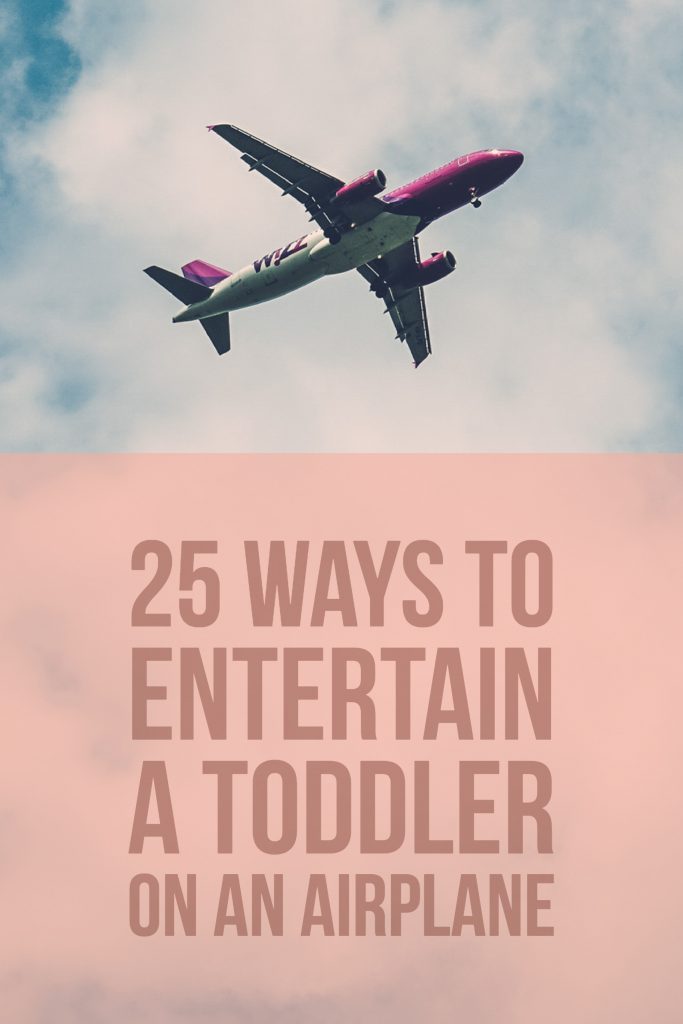 keeping a toddler entertained on a plane