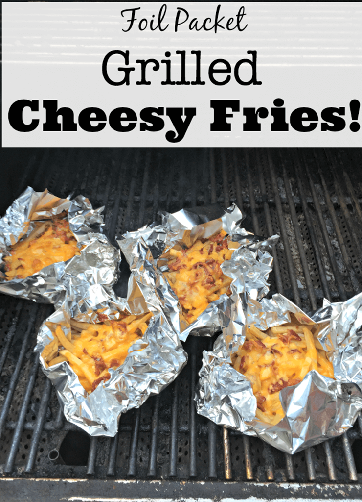 Foil Packet Grilled Cheesy Fries