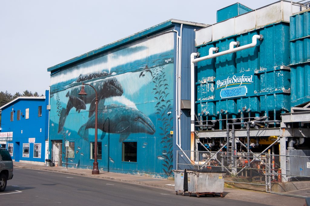 Newport Bayfront Whale Mural