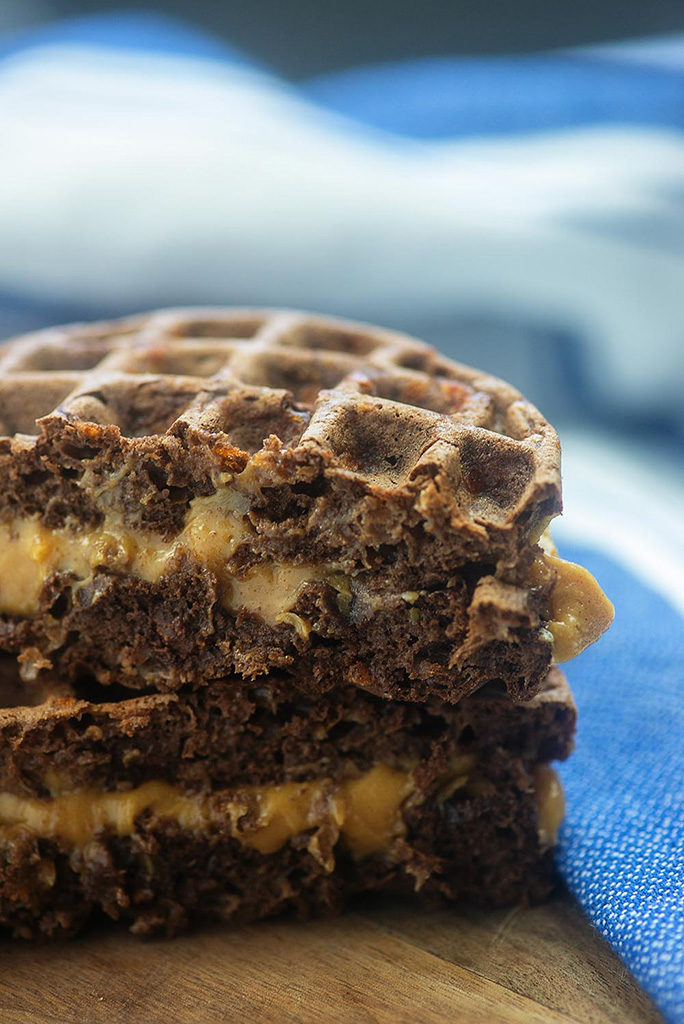 Peanut Butter Cup Chaffle