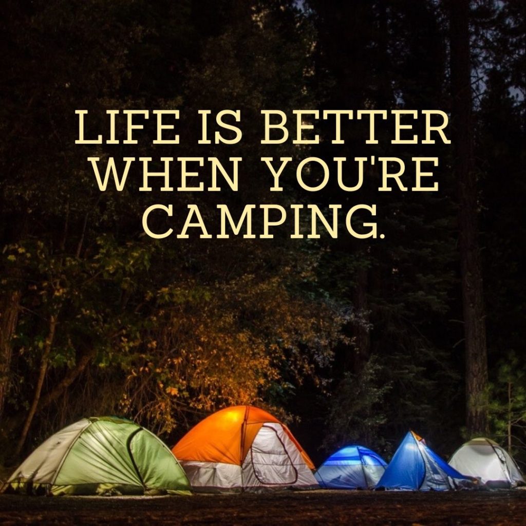 the best camping quotes