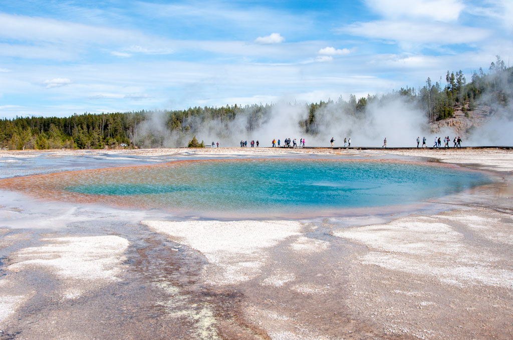 Yellowstone National Park geothermal pools