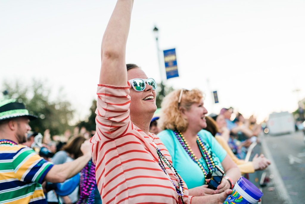 Krewe of Krewes parade in Lake Charles, LA